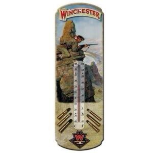 🆕🏬AUCTION PRICE WINCHESTER HUNT TIN THERMOMETER👩🏻‍⚖️